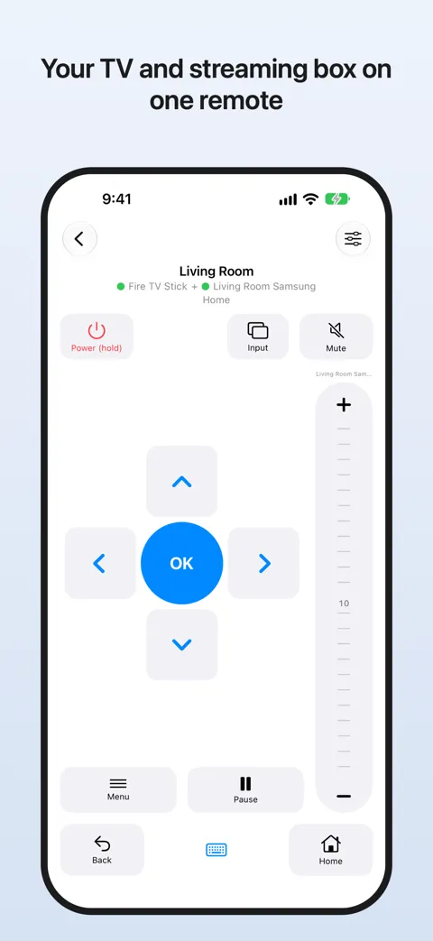 Screenshot: Your TV and streaming box on one remote
